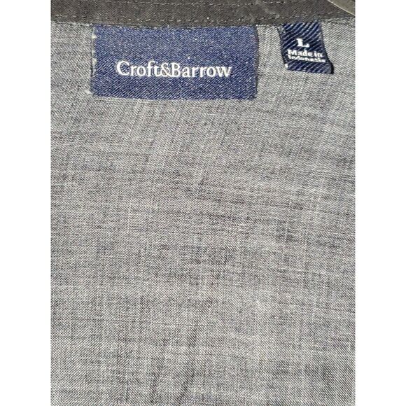 A Croft & Barrow Men's Shirt Hawaiian Pin-Up Girl Button Front Bohemian Size L - Picture 2 of 13